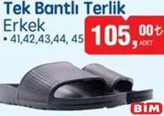 TEK BANTLI TERLİK ERKEK TEK BANTLI TERLİK ERKEK